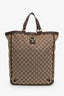 Gucci Beige/Brown GG Canvas D-Ring Abbey Vertical Tote