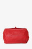 Bottega Veneta Red Intrecciato Flap Crossbody