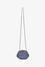 Pre-loved Chanel™ 2011/12 Purple Lambskin Leather Crystallized Hardware 'COCO Mark' Clutch on Chain