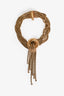 David Yurman 18K Yellow Gold Multi Strand Diamond Tassel Bracelet