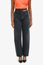 Agolde Grey Wash Denim Broken Waistband Jeans Size 24
