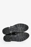 Stuart Weitzman Black Leather Studded Zip Up Boots Size 6.5