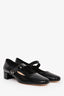 Christian Dior Black Leather Mary Jane Pumps Size 39.5