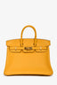 Hermès 2018 Juane Ambre Swift Leather Birkin 25