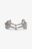 Gucci Sterling Silver Horsebit Diamantissima Bracelet