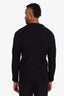Ralph Lauren Purple Label Black Knit Cardigan Sweater Size S Mens