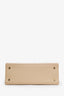Salvatore Ferragamo Beige Leather Shoulder Bag