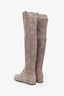 Stuart Weitzman Blush Suede 'All Day Skimmer' Knee High Boot Size 38.5