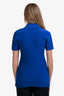 Marni Blue/Red Knit Collared Buttoned Tunic Top Size 40