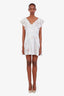 LoveShackFancy Baby Pink Floral Mini Dress Size 6