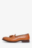 Alexander Kraft Brown Leather Tassel Loafers Size 9 Men's