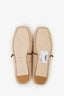 Gucci Brown Shearling Horsebit Ballet Flats Size 38.5