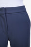 Max Mara Slate Blue Tapered Trouser Size 2