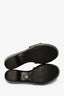 Prada Black Nylon Patent Strap Platform Slides Size 40