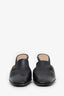 Bottega Veneta Black Calfskin Step San Marco Mules Size 40