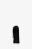 Saint Laurent Black Chevron Leather Small Envelope Wallet On Chain