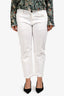 Current Elliott White Boyfriend Denim Jeans Size 29
