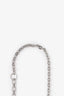 Maje Silver Clover Logo Chain Belt
