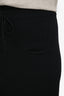 Antonio Marras Black Wool Knit Pant with Skirt Overlay Size XL