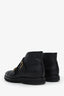 Tom Ford Black Pebbled Calf Leather Monk Strap Boots Size 7.5 Men's