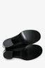 Salvatore Ferragamo Black Leather Gold Gancini Buckle Loafer Size 37
