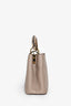 Louis Vuitton Galet Grey Taurillon Leather Capucines BB with Strap