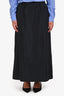 Sofie D'Hoore Black Nylon Long Skirt Size 40