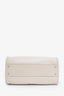 Pre-Loved Chanel™ 2016 White Glazed Leather Small Deauville Shopping Tote