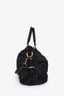 Louis Vuitton 2007 Black Monogram Denim 'Cabby MM' Bag