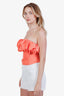 Boskemper Orange Ruffled 'Degraves' Bustier Size S