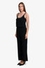 Stella McCartney Black Sleeveless Chain Detail Jumpsuit Size 36