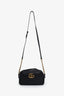 Gucci Black Leather GG Marmont Small Camera Bag