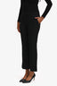 Alexander McQueen Black Tailored Crop Trousers Size 38