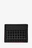 Christian Louboutin Black Leather Spike 'M Kios' Cardholder