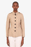 Burberry Beige Quilted Jacket Size 2