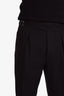 Ralph Lauren Purple Label Navy Wool Straight Leg Trousers Size 32 Mens