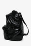 Stella McCartney Black Patent Vegan Leather Mini 'Falabella Go' Backpack