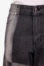 Eckhaus Latta Black Bend Wide Leg Jeans Size 31