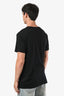 Gucci Black/White Cotton Logo T-Shirt Size M