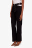 Dion Lee Black Denim Cut-out Belted Jeans Size 3