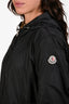 Moncler Black/Brown Nylon 'Ombre Giubbotto' Midi Rain Jacket Size 5