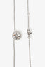 Christian Dior White Gold Diamond Mother of Pearl Rose des Vents Necklace
