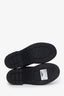 Fendi Black Leather Logo Combat Boots Size 39