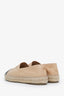 Pre-loved Chanel™ Nude/Black Leather Captoe CC Espadrilles Size 37