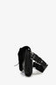 Christian Dior Black Leather Saddle Belt Bag
