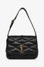 Saint Laurent Black Leather 'Le 57' Matelasse Shoulder Bag