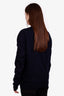 JW Anderson Black Wool Crochet Flower Pocket Cardigan Size M