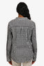 Golden Goose Black/White Cotton Distressed Button Down Shirt Size S