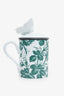 Gucci Green/White Herbarium Butterfly Mug