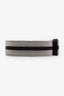 Brunello Cucinelli Black Leather Monili Belt